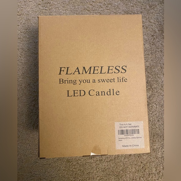 Faux Flameless Ivory Spiral LED Taper Candles - Picture 2 of 2